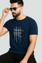 High-quality zig-zag men's t-shirt