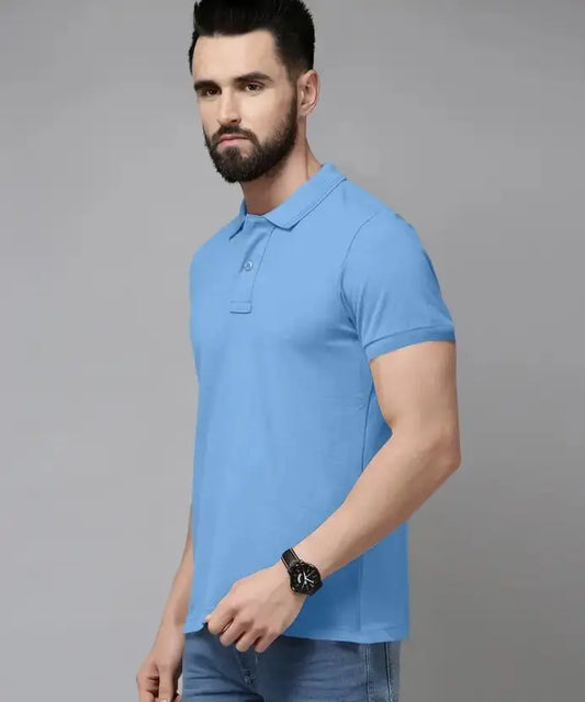 High-quality Mattty Collar Men's t-shirt 200 GSM