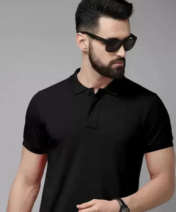 High-quality Mattty Collar Men's t-shirt 200 GSM