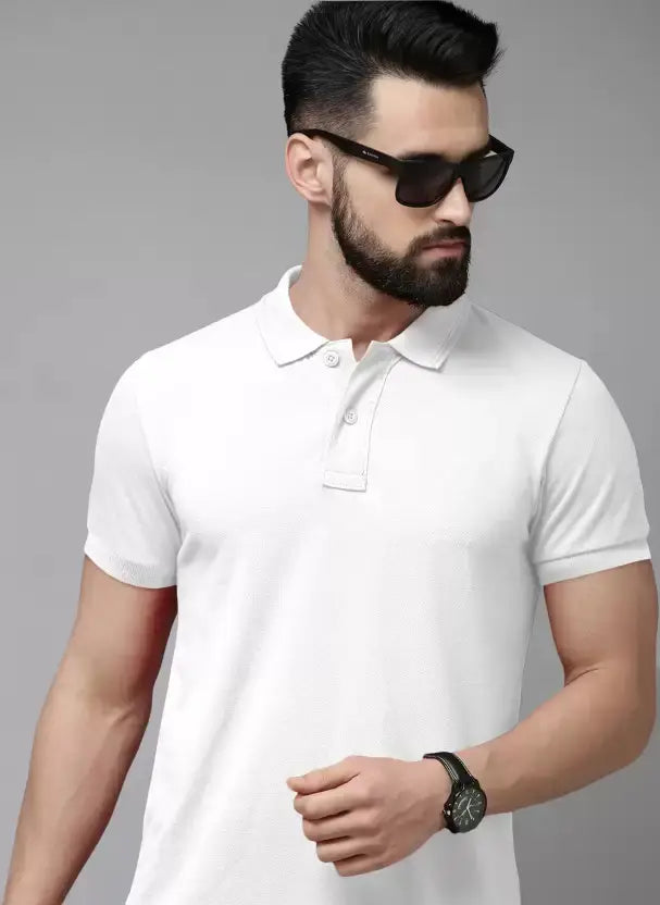 High-quality Mattty Collar Men's t-shirt 200 GSM