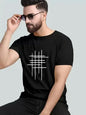 High-quality zig-zag men's t-shirt
